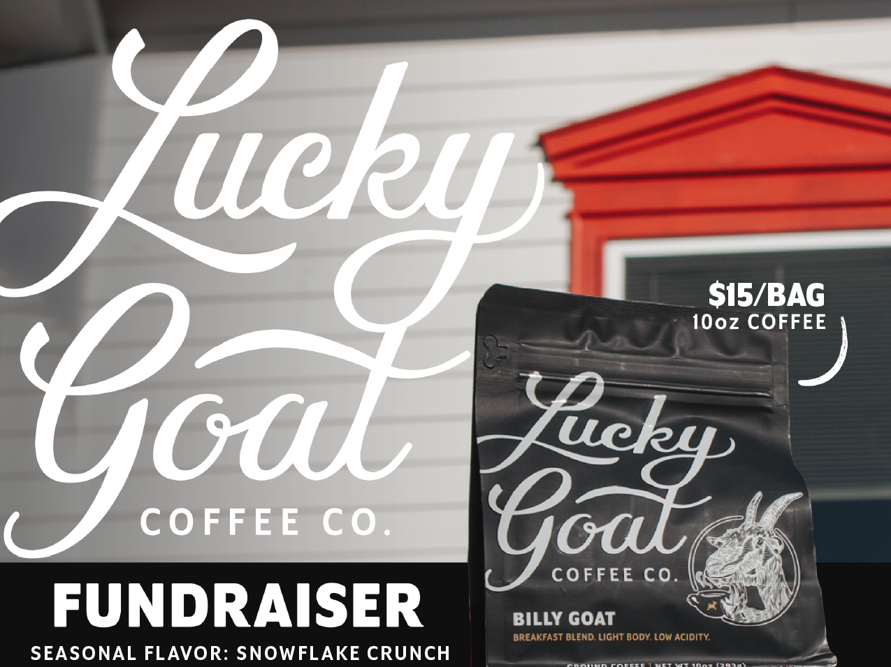$15 per 10oz bag of coffe